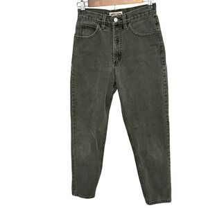 Vintage Guess Jeans 90s Olive Green High Waist Mom Jeans‎ Size 28 USA Made